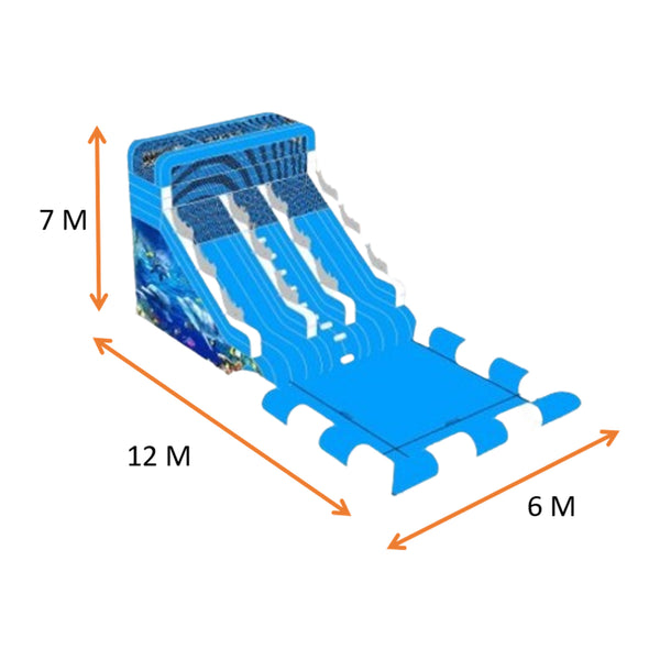 Dolphin Inflatable With Pool W-002