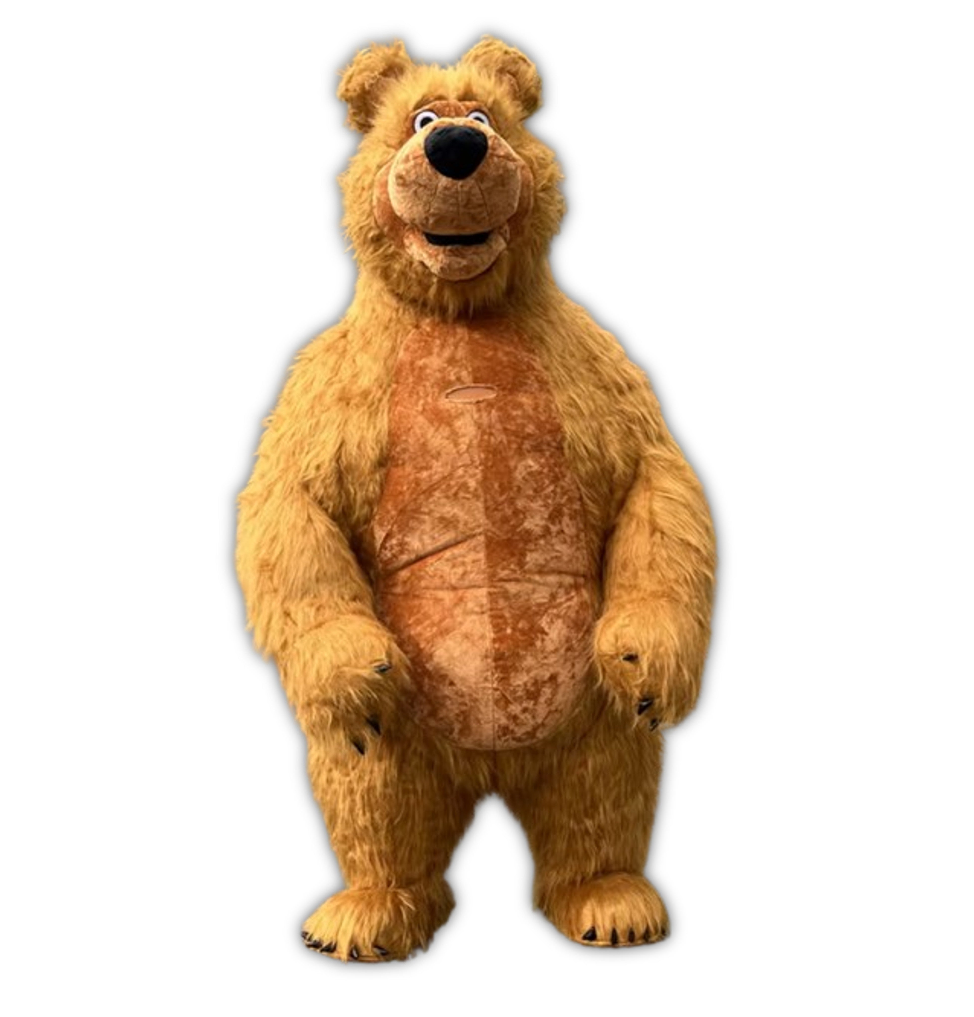Giant Brown Bear Mascot With Battery 3 Meters