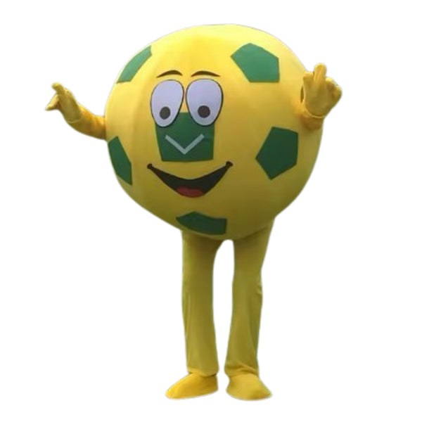 Football Soccer Yellow Mascot