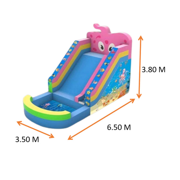 Octopus Inflatable with Pool W-014