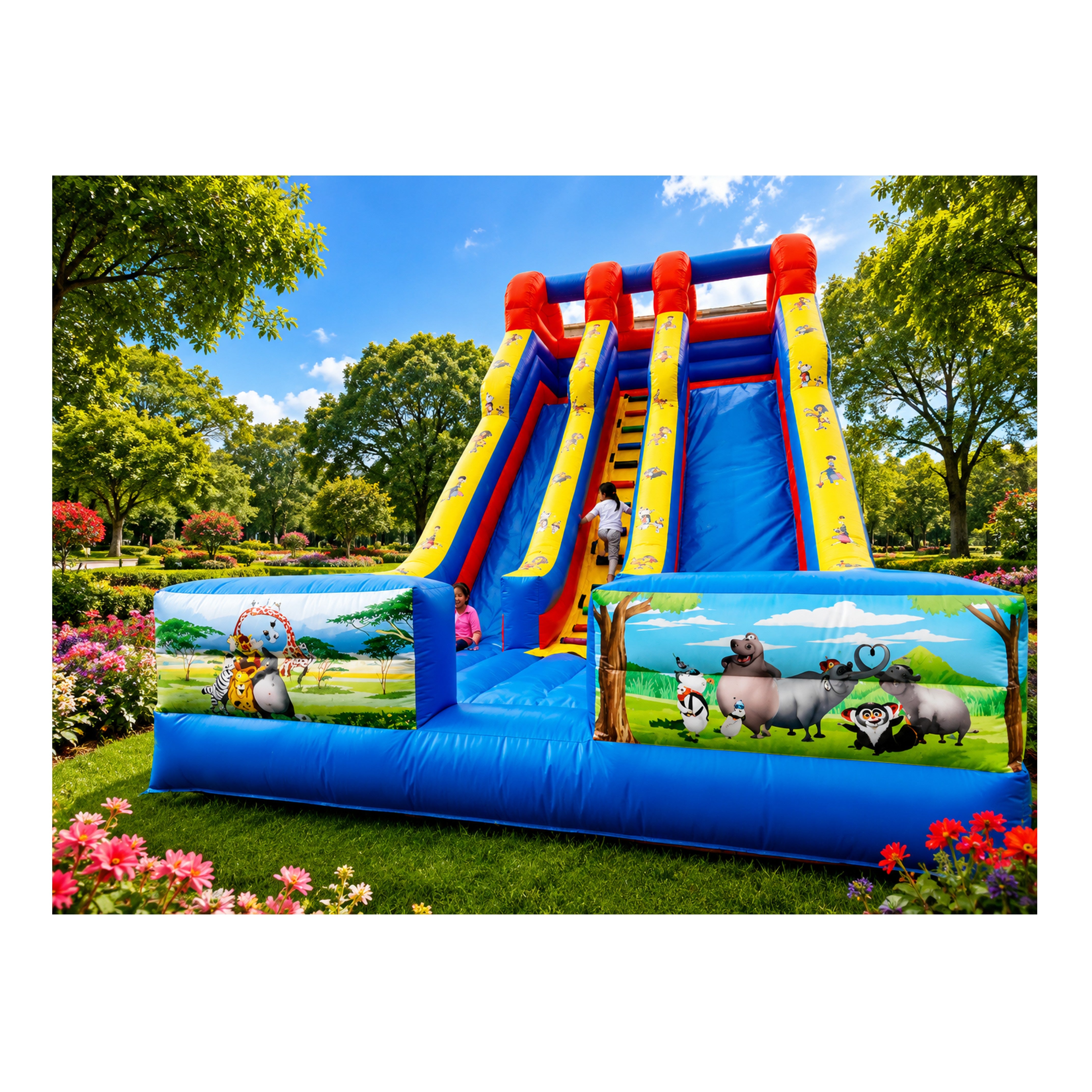Safari Animals Inflatable T-009