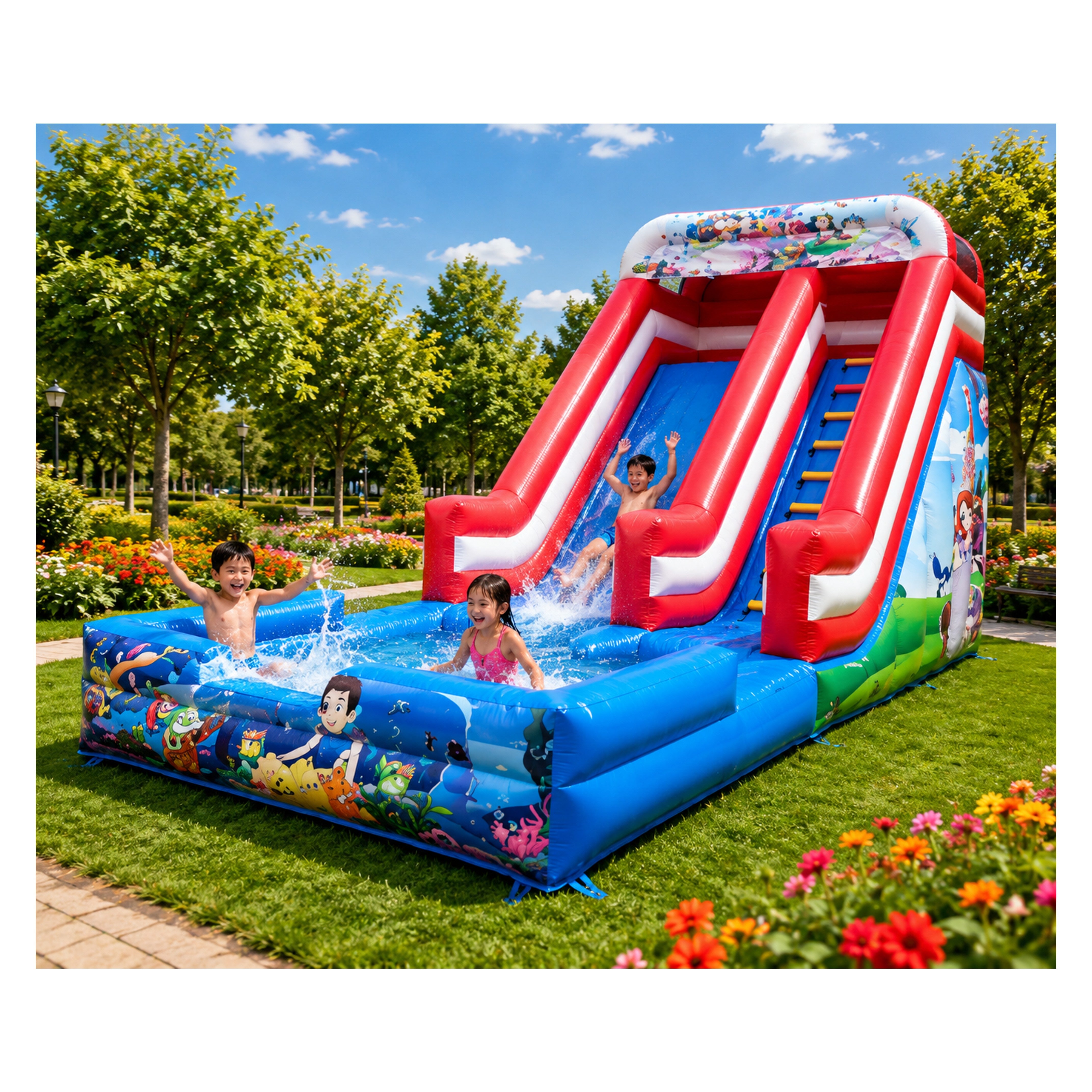 Tia Inflatable With Pool W-011