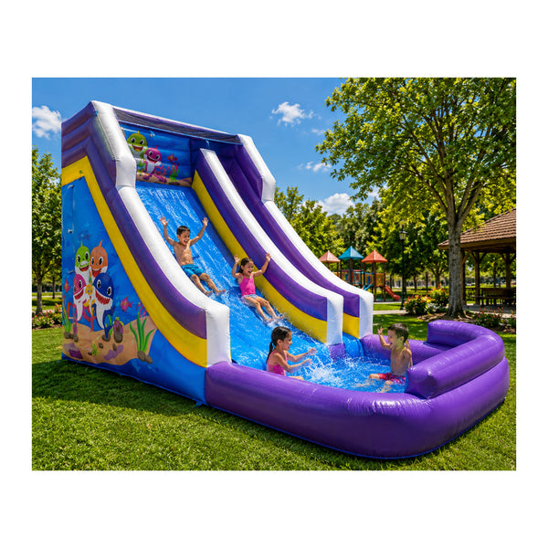 Baby Shark Inflatable With Pool W-009