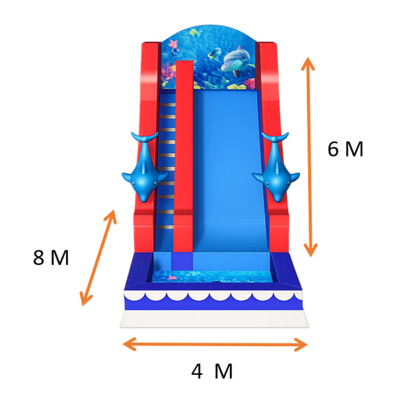 Dolphin Inflatable With Pool W-010
