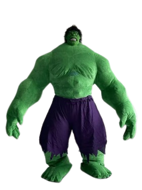 For Rent - Giant Mascot Hulk 2.6 Meters