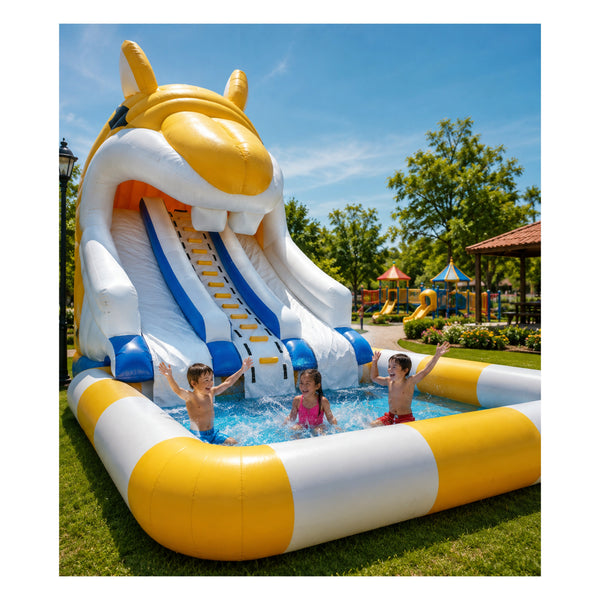 Rabbit Inflatable With Pool W-003