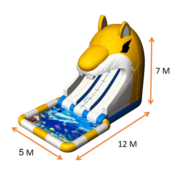 Rabbit Inflatable With Pool W-003