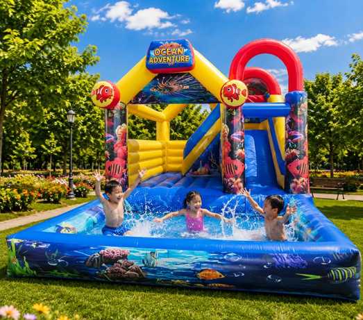 Ocean Adventure Inflatable Water Slide W-017